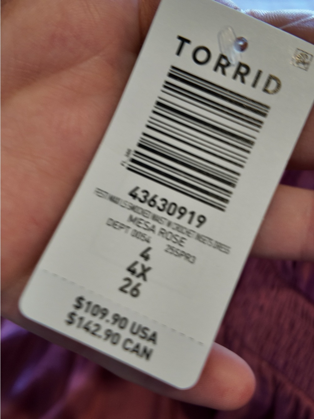 torrid Rose-Mauve Fest Maxi Dress with V-Neck - Picture 6 of 6